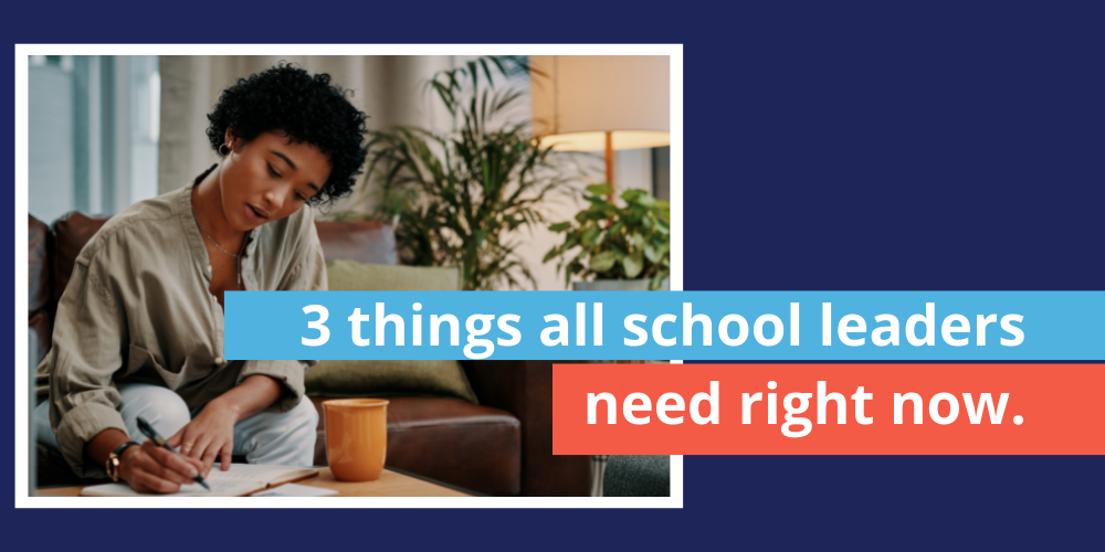 3 things all school leaders need right now. One of them is soul care.