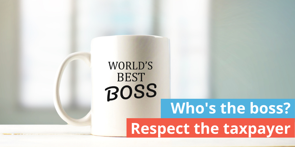 Who's the boss coffee mug